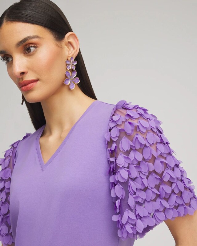 Applique Sleeve Tee - image 4
